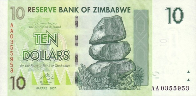 Zimbabwe_10_front