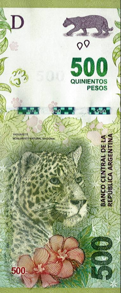 Argentina's 500 Peso Note